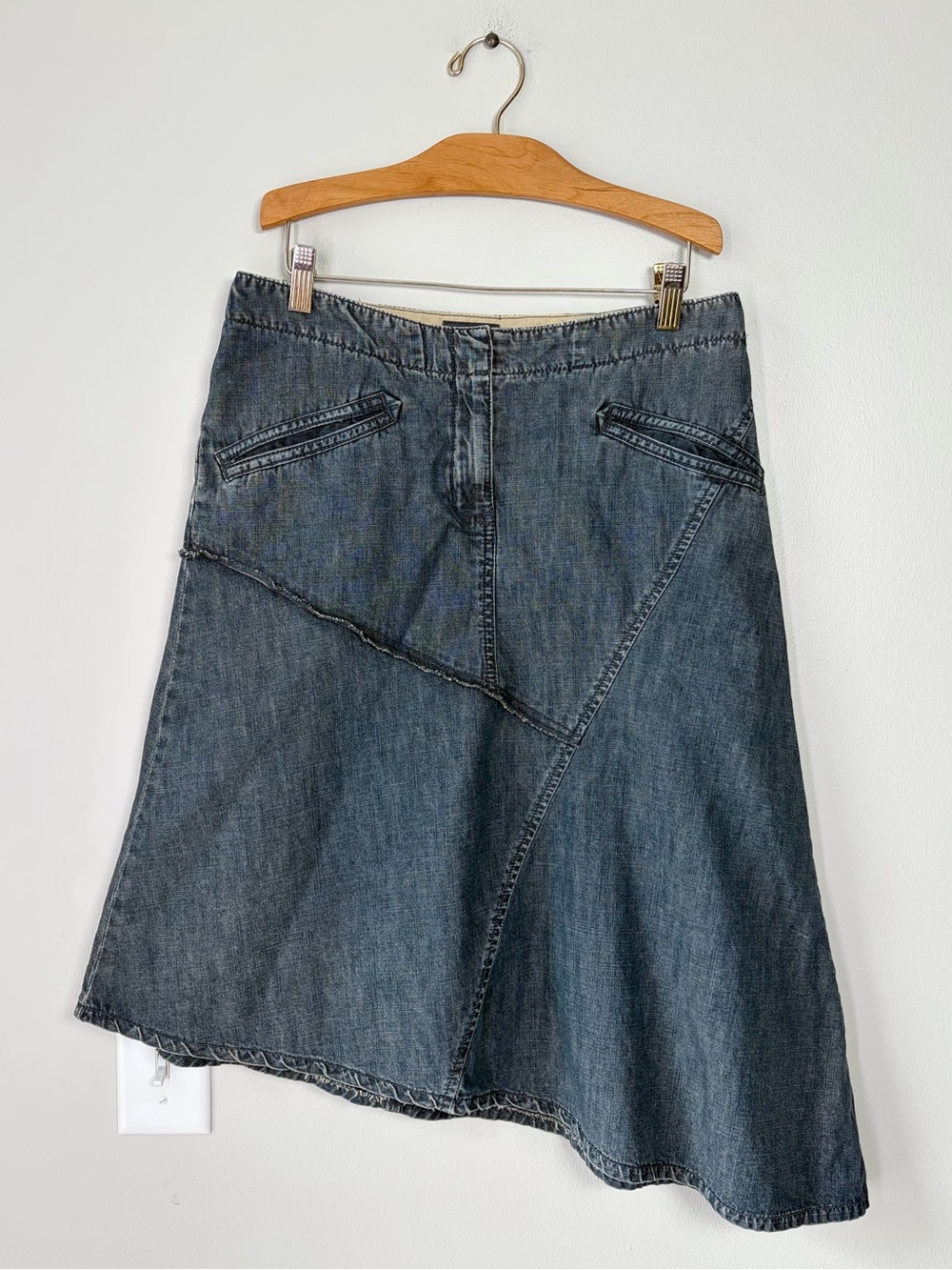 Mexx Y2K Asymmetrical Denim Skirt